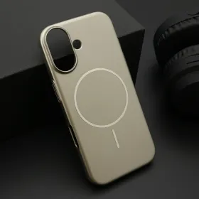 Futrola - maska PURE mat MagSafe za iPhone 17 (6.3) zlatna (MS).