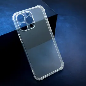 Silikonska futrola - maska CRASHPROOF za iPhone 15 Pro Max (6.7) providna (MS).