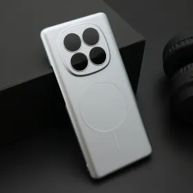 Futrola - maska PURE mat MagSafe za Xiaomi Redmi Note 14 Pro 4G (Global) srebrna (MS).