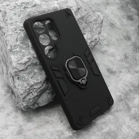 Futrola - maska Square ring za Samsung S938 Galaxy S25 Ultra 5G crna (MS).