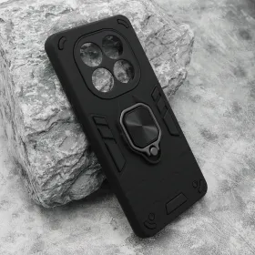 Futrola - maska Square ring za Xiaomi Redmi Note 14 Pro 4G crna (MS).