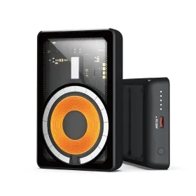 Power Bank prenosiva baterija MagSafe Moxom LX-PB804 LED SCP22.5+ PD20W 5000mAh crni (MS).