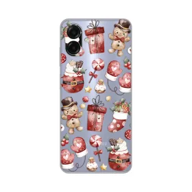 Silikonska futrola - maska print Skin za Samsung A075F Galaxy A07 Cozy Christmas.