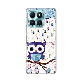 Silikonska futrola - maska print Skin za Huawei Honor X6a Owl.