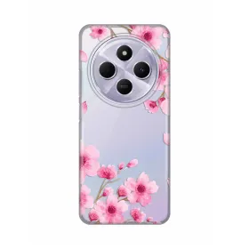 Silikonska futrola - maska print Skin za Xiaomi Redmi 14C/Redmi A4 Rose Flowers.