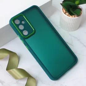 Futrola - maska Shining Camera za Samsung Galaxy A34 5G 5G tamno zelena.