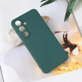 Futrola - maska Teracell Soft Velvet za Samsung S931 Galaxy S25 tamno zelena.