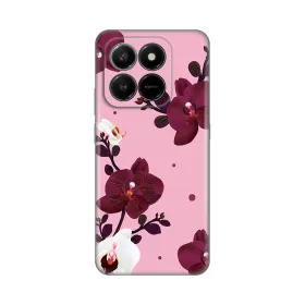 Silikonska futrola - maska print Skin za Honor X7d 4G/400 Smart 5G Pink Orchid.