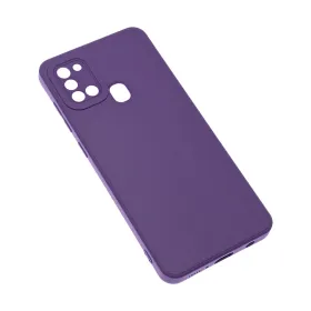 Futrola - maska Teracell Giulietta za Samsung A217F Galaxy A21s mat tamno ljubicasta.