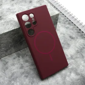 Futrola - maska FLEX MagSafe za Samsung S928 Galaxy S24 Ultra 5G bordo (MS).