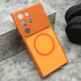 Futrola - maska DEFINE MagSafe za Samsung S938 Galaxy S25 Ultra 5G narandzasta (MS).