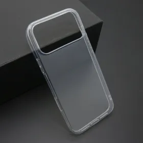 Futrola - maska ultra tanki PROTECT silikon za iPhone 17 Pro Max (6.9) providna (bela) (MS).