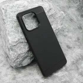 Silikonska futrola - maska BRUSHED za Huawei Honor X5c/X5c Plus crna (MS).