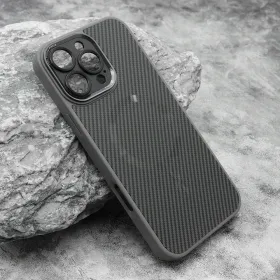 Futrola - maska CARBON MagSafe za iPhone 16 Pro Max (6.9) siva (small camera) (MS).