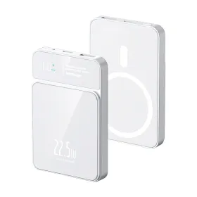 Power Bank prenosiva baterija MagSafe M50 15W PD 20W+22.5W Fast 5000mAh beli (MS).