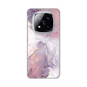 Silikonska futrola - maska print za Xiaomi Redmi Note 14 Pro Plus 5G (EU) Pink Marble.
