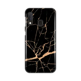 Silikonska futrola - maska print za Samsung A202 Galaxy A20E All Black.