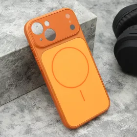 Futrola - maska DEFINE MagSafe za iPhone 15 (6.1) narandzasta (MS).