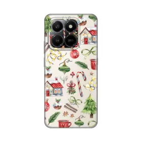 Silikonska futrola - maska print Skin za Honor X7d 4G/400 Smart 5G Winter Spirit.