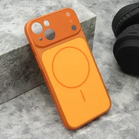 Futrola - maska DEFINE MagSafe za iPhone 13 (6.1) narandzasta (MS).