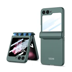 Futrola - maska SMOOTH LINE za Samsung F741B/F761B Galaxy Z Flip 6 5G/Z Flip 7 FE 5G tamno zelena (GKK case) (MS).