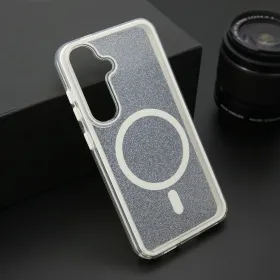 Futrola - maska CRYSTAL MagSafe za Samsung S931 Galaxy S25 5G bela (MS).