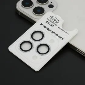 Folija za zastitu kamere OCTAGON DIAMOND za iPhone 16 Pro (6.3)/16 Pro Max (6.9) srebrna (MS).