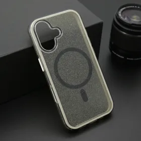 Futrola - maska CRYSTAL MagSafe za iPhone 16 (6.1) crna (MS).