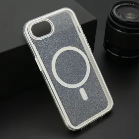 Futrola - maska CRYSTAL MagSafe za iPhone 16E (6.1) bela (MS).