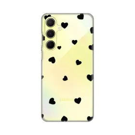 Silikonska futrola - maska print Skin za Samsung A556 Galaxy A55 5G Hearts.