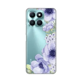 Silikonska futrola - maska print Skin za Huawei Honor X6a Blue Roses.