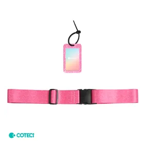 Sigurnosna traka za kofer Coteci roze.