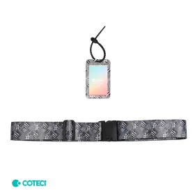 Sigurnosna traka za kofer Coteci siva.