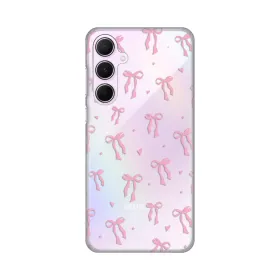 Silikonska futrola - maska print Skin za Samsung A556 Galaxy A55 5G Cute Bow.