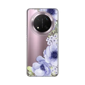 Silikonska futrola - maska print Skin za Huawei Honor Magic 7 lite Blue Roses.
