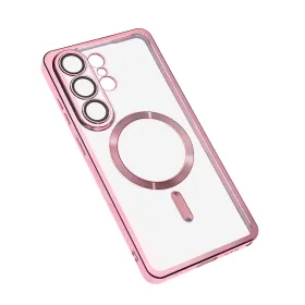 Futrola - maska Magsafe Lux za Samsung S948 Galaxy S26 Ultra roze.