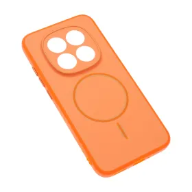 Futrola - maska Magsafe mat Line za Xiaomi Redmi Note 15 Pro 5G narandzasta.
