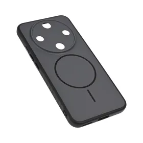 Futrola - maska Magsafe mat Line za Huawei Honor Magic 8 Lite crna.
