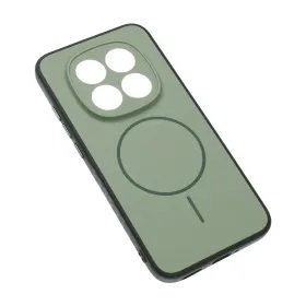 Futrola - maska Magsafe mat Line za Xiaomi Redmi Note 15 Pro 5G zelena.