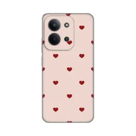 Silikonska futrola - maska print za Xiaomi Redmi 15C 4G Beige Hearts.