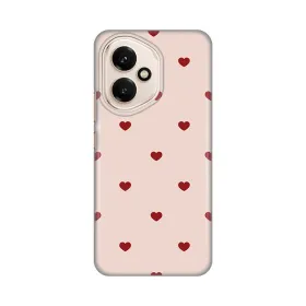 Silikonska futrola - maska print za Huawei Honor 400 Beige Hearts.