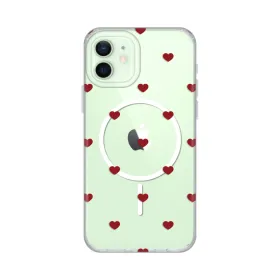 Futrola - maska print Magsafe za iPhone 12/12 Pro 6.1 Red Hearts.