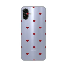 Silikonska futrola - maska print za Samsung A075F Galaxy A07 Red Hearts.