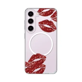 Futrola - maska print Magsafe za Samsung S911B Galaxy S23 Kisses.