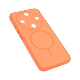 Futrola - maska Magsafe mat Line za Huawei Honor Magic 8 Lite narandzasta.