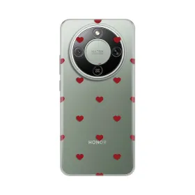 Silikonska futrola - maska print za Huawei Honor Magic 8 Lite Red Hearts.