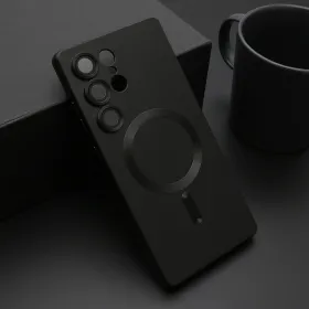 Futrola - maska ELEGANT MAGSAFE za Samsung S938 Galaxy S25 Ultra 5G crna (MS).