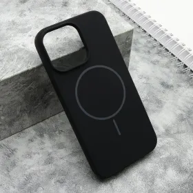 Futrola - maska FLEX MagSafe za iPhone 15 Pro (6.1) crna (MS).