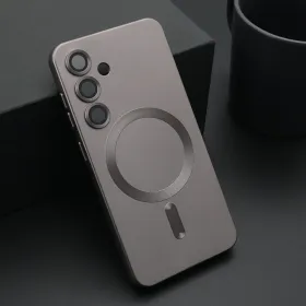 Futrola - maska ELEGANT MAGSAFE za Samsung S921 Galaxy S24 5G siva (MS).