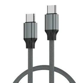 USB Data kabl LDNIO LC441C 65w, iph15, Type C na Type C sivi 1m.